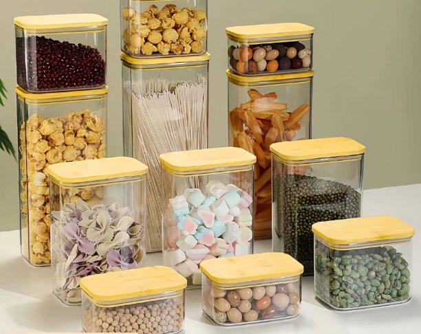 Custom borosilicate glass canisters
